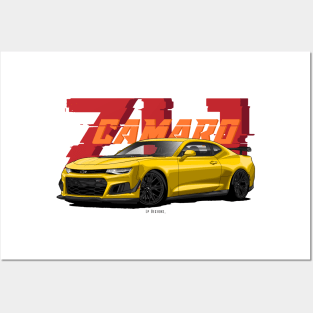 Camaro Zl1 1le Posters and Art